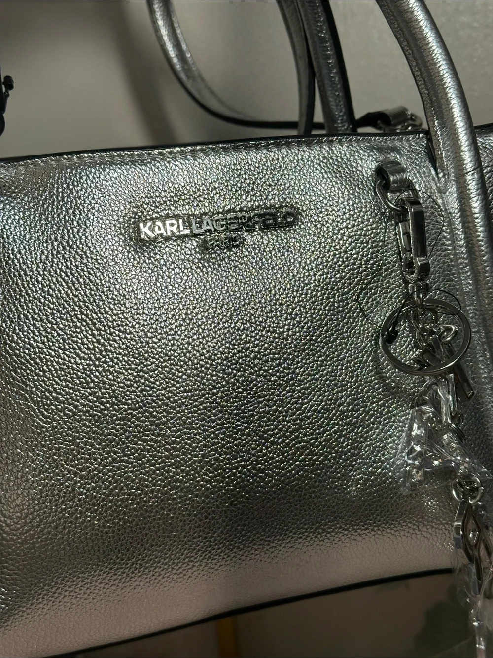 Kendall & Kylie metallic tax silhouette